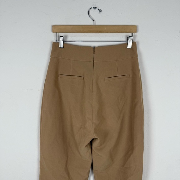 Odd Muse The Ultimate Muse Straight Leg Trousers in Camel - Picture 10 of 14